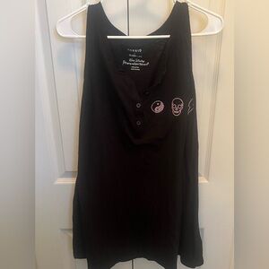 Torrid Henley Tank black size 3